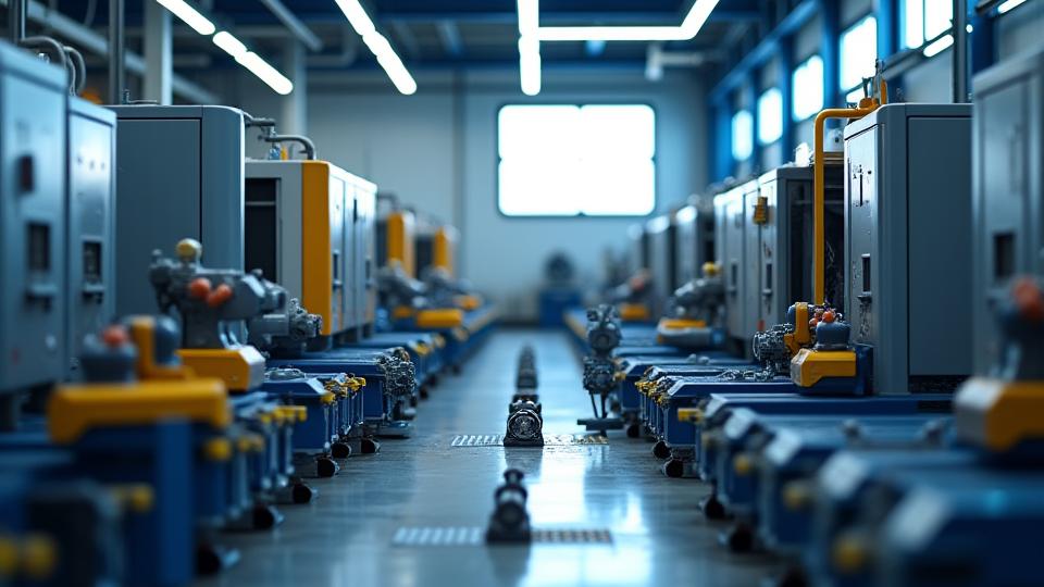 Vue d'ensemble d'un atelier moderne avec des machines CNC en action, symbolisant l'innovation et la précision industrielle.